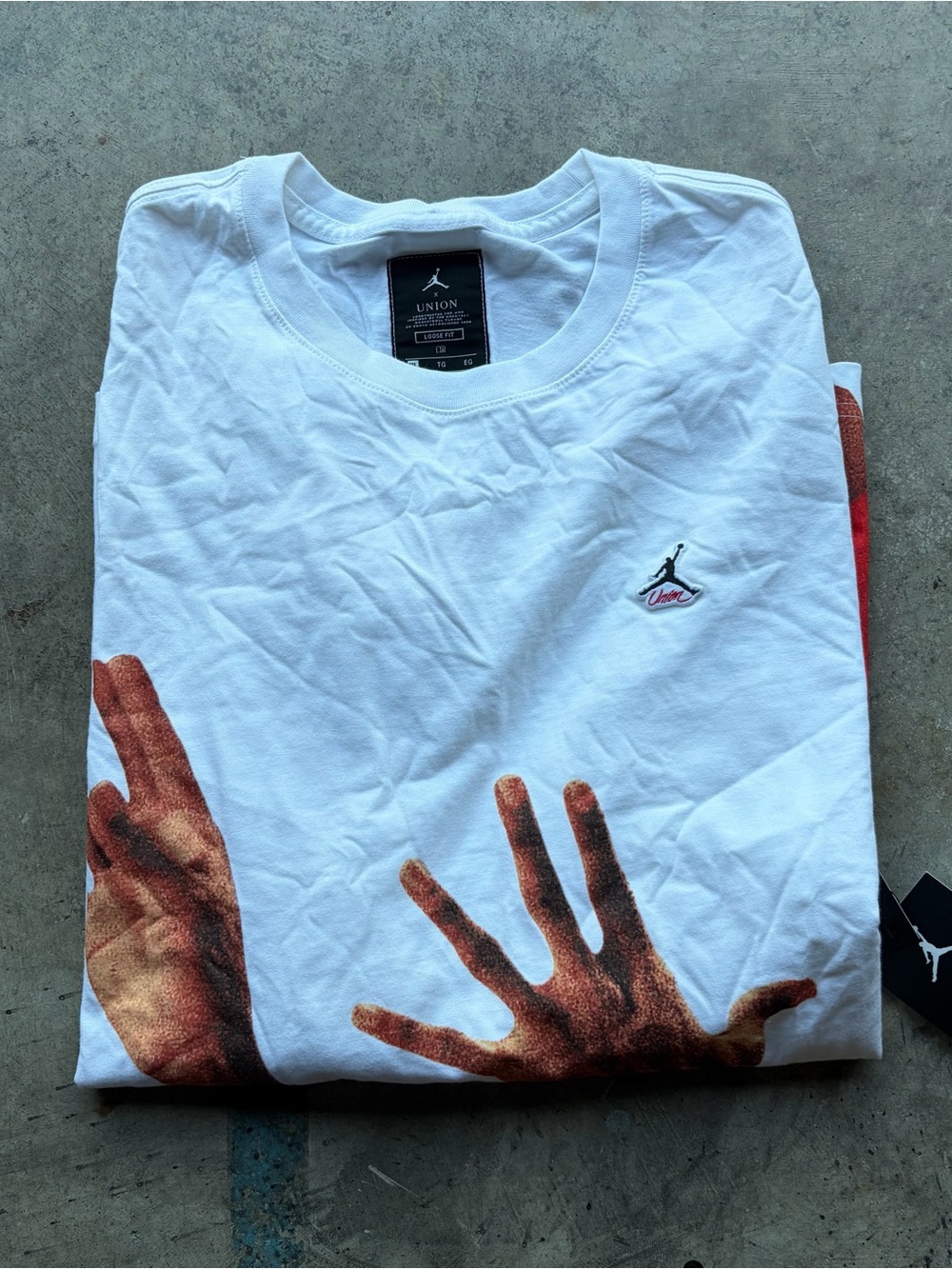 Jordan x Union “the J” Long Sleeve Tee With Tags NWT New